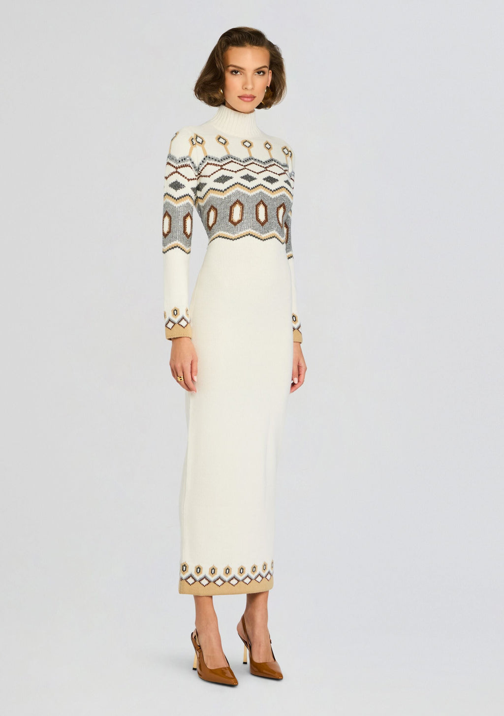 McCoy Knit Dress by retrofête in Multi, product image 3