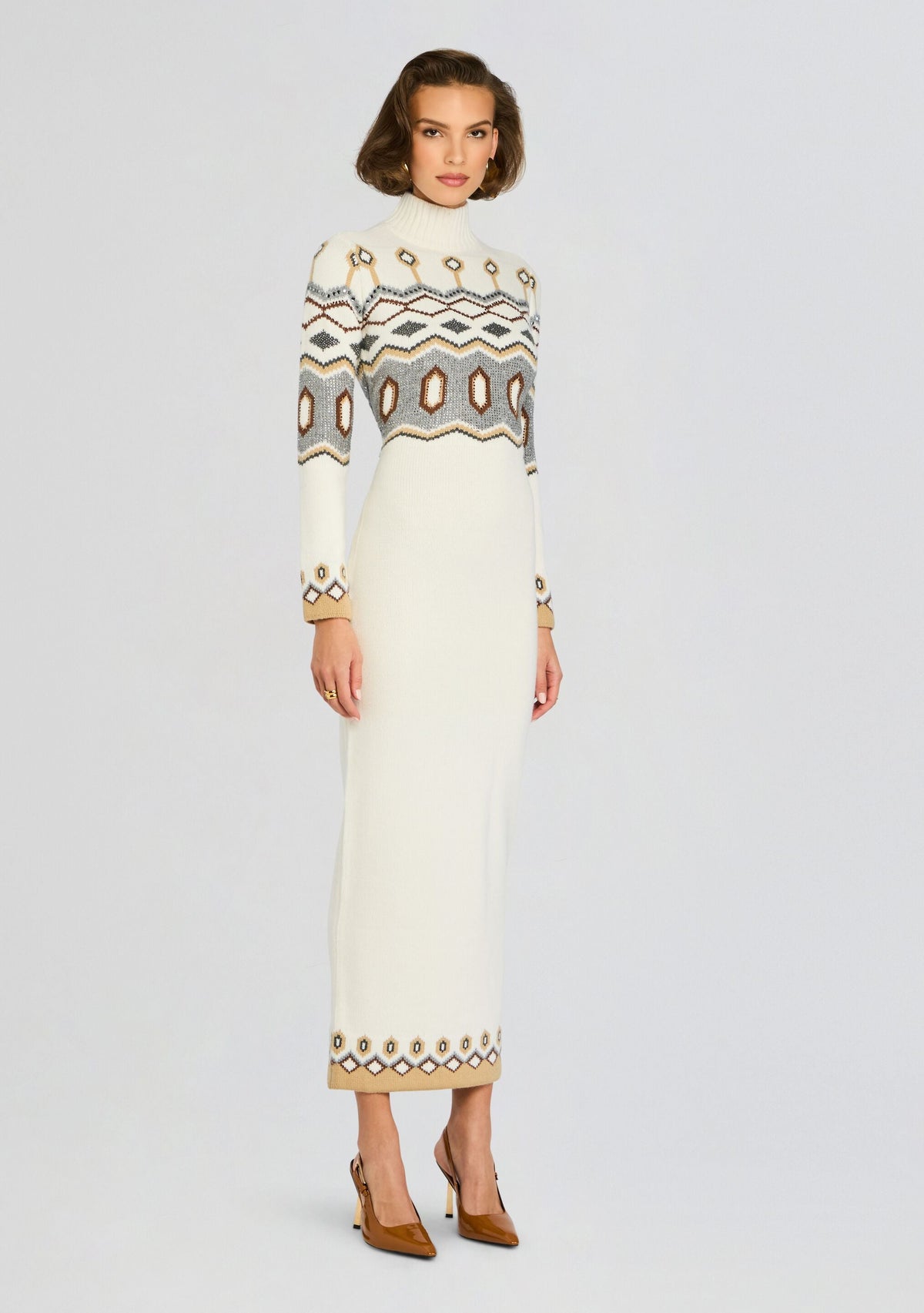 McCoy Knit Dress by retrofête in Multi, product image 3
