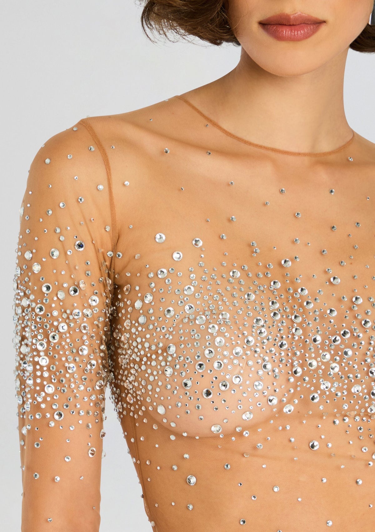 Nea Embellished Top by retrofête in Silver, product image 2