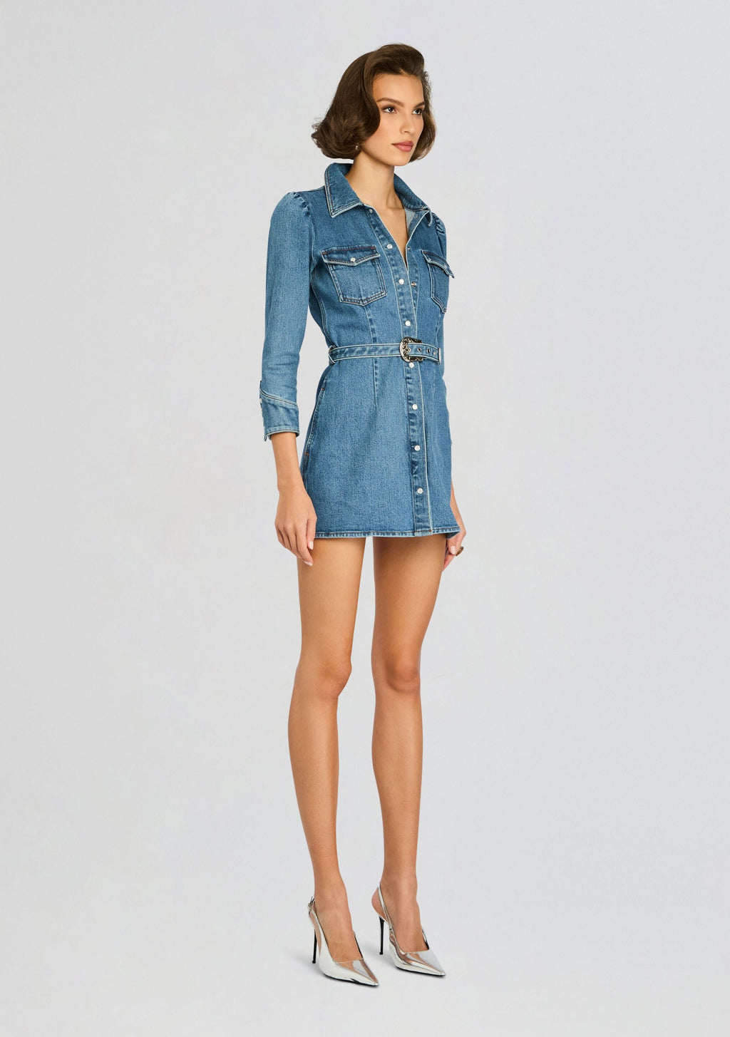 Wiley Denim Dress by retrofête in Montana, product image 3