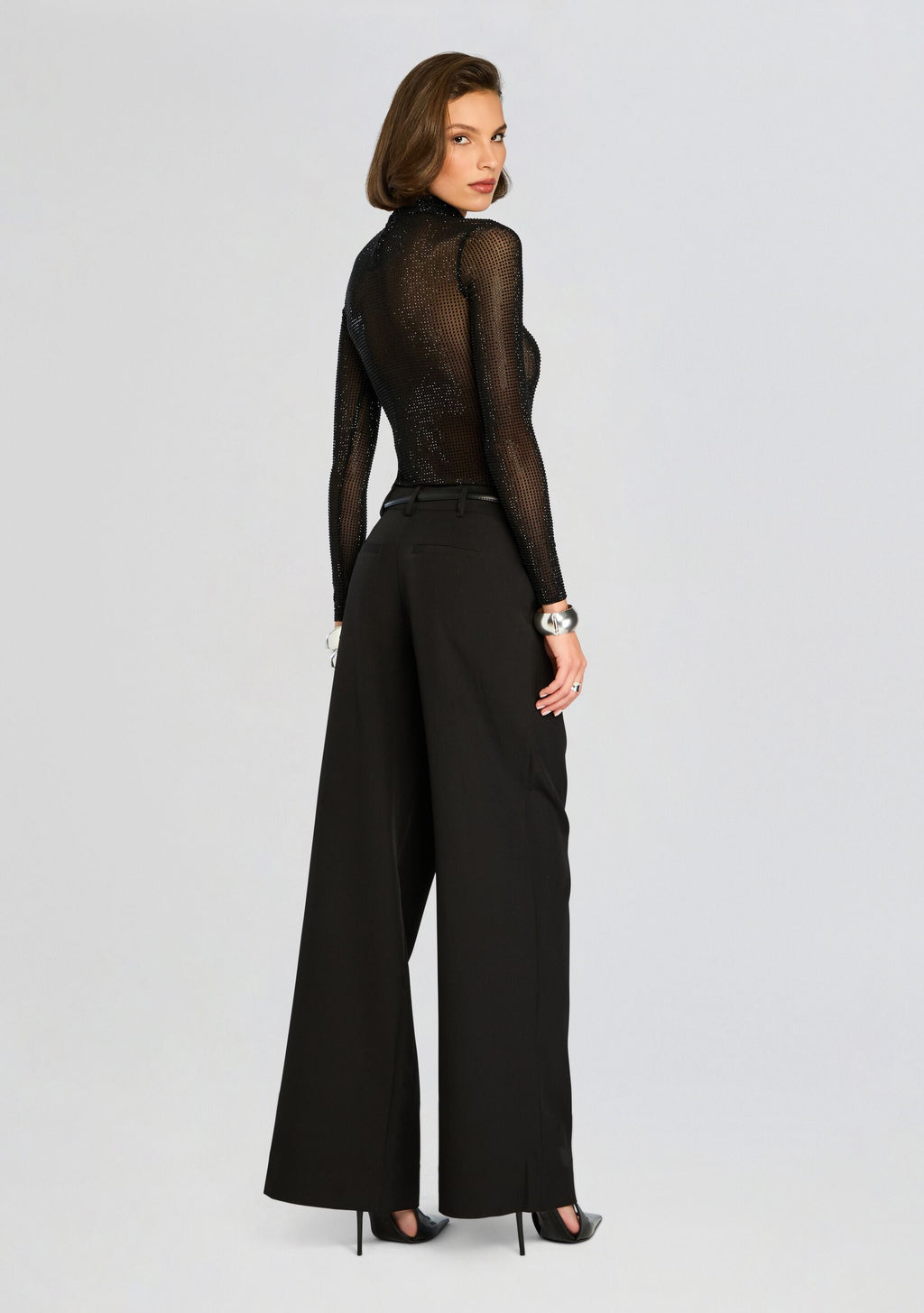 Bronwyn Embellished Top by retrofête in Black, product image 4