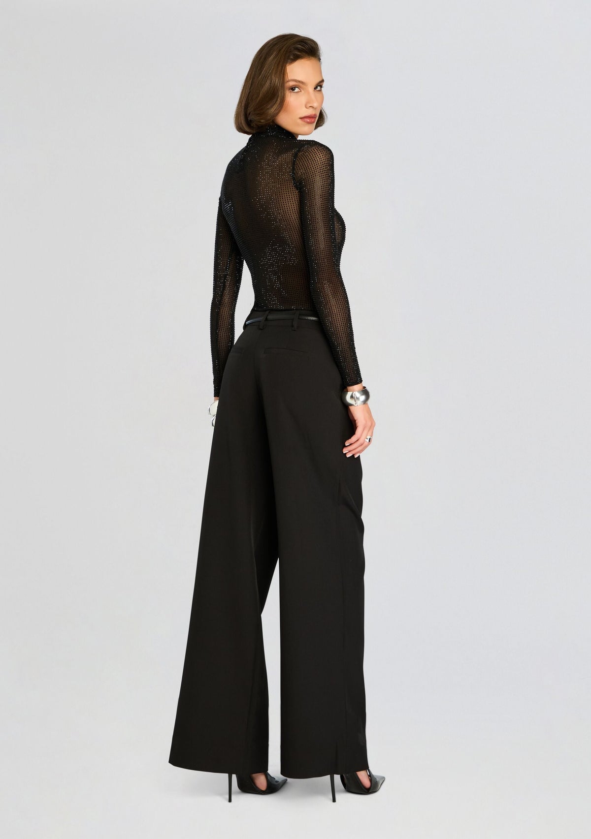 Bronwyn Embellished Top by retrofête in Black, product image 4