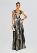Dracey Dress by retrofête in Gunmetal, product image 1