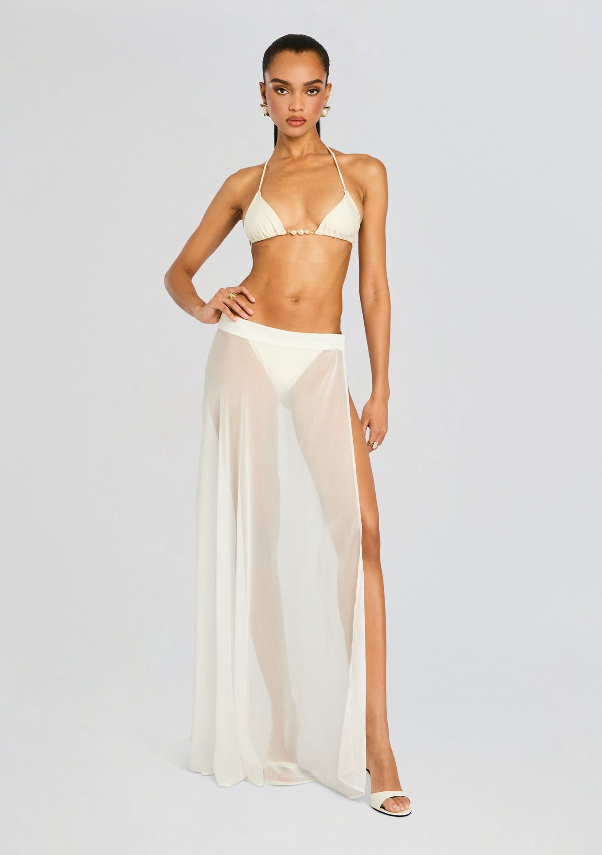 Kira Bikini Bottom by Shani Shemer in Cream, product image 5