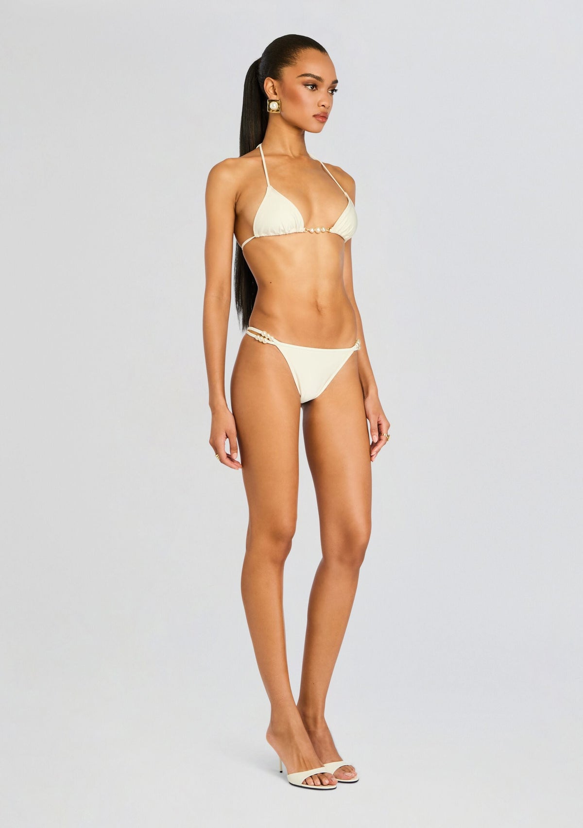 Kira Bikini Bottom by Shani Shemer in Cream, product image 3