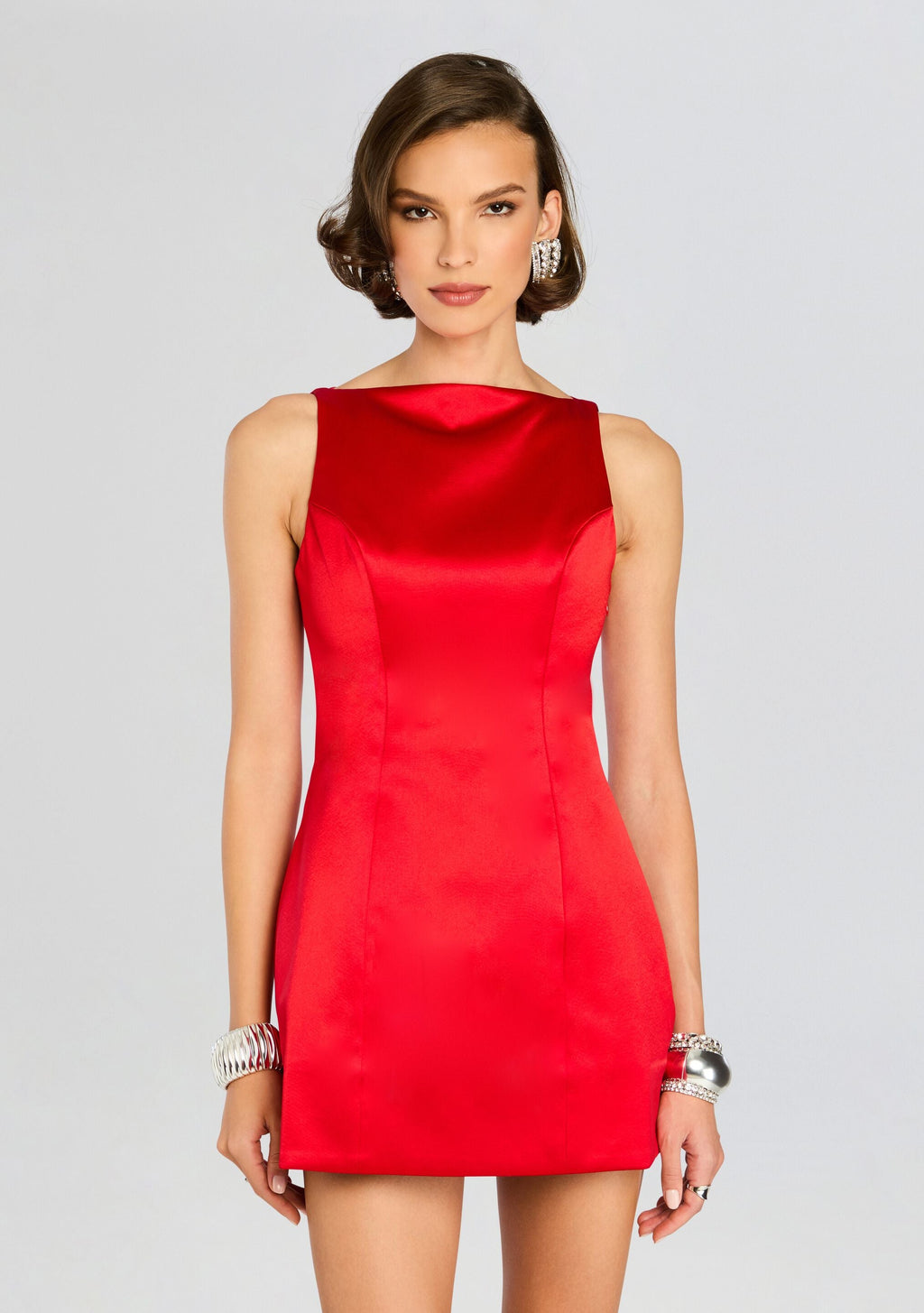 Livie Dress by retrofête in Red, product image 5