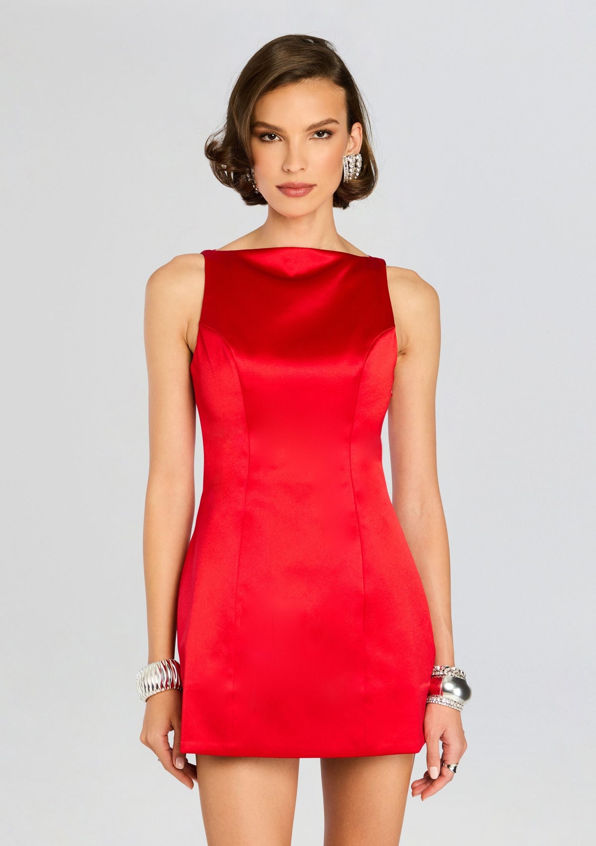 Livie Dress by retrofête in Red, product image 5