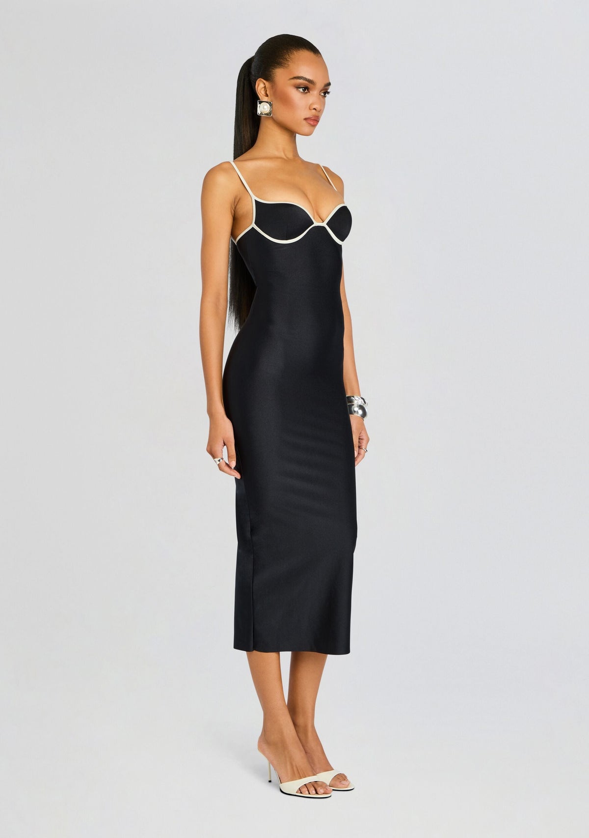 Marisol Maxi Dress by Shani Shemer in Black 01, product image 3