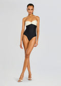 Nastya One Piece by Shani Shemer in Black and White, product image 1