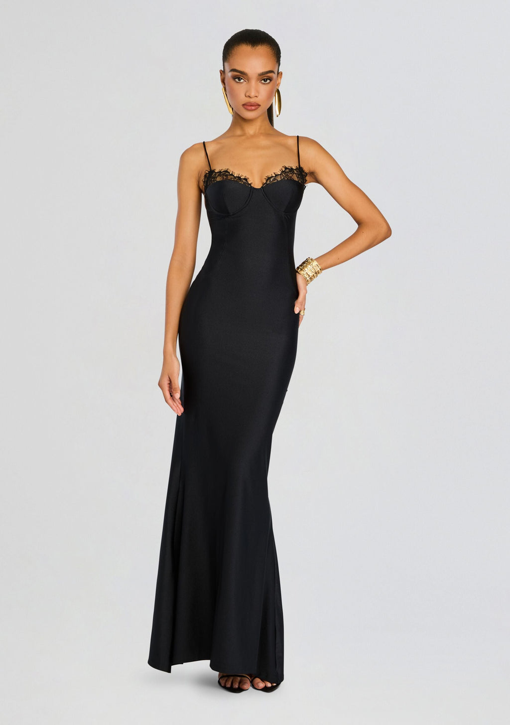 Nola Maxi Dress by Shani Shemer in Black, product image 1