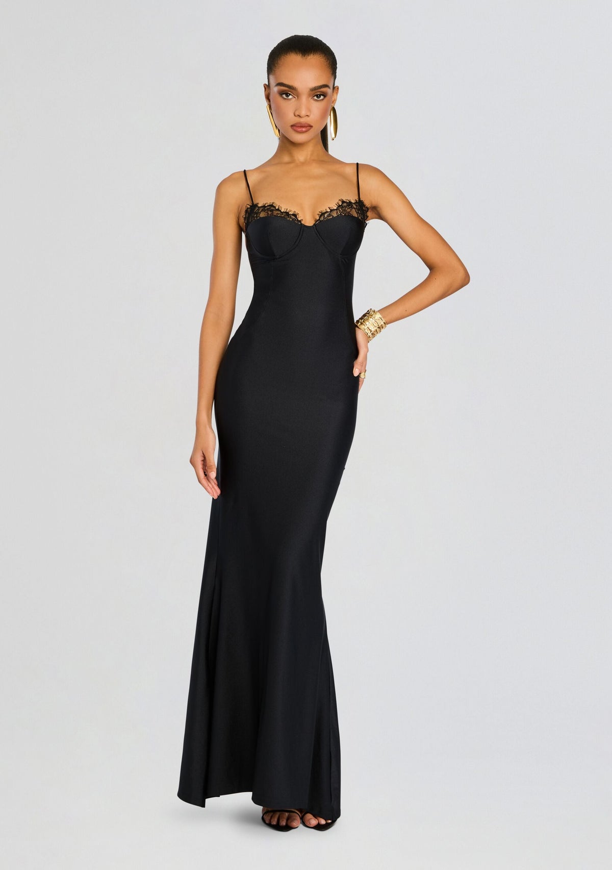 Nola Maxi Dress by Shani Shemer in Black, product image 1