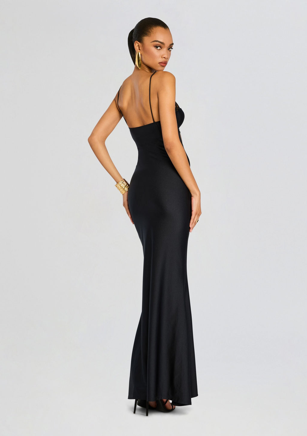 Nola Maxi Dress by Shani Shemer in Black, product image 4