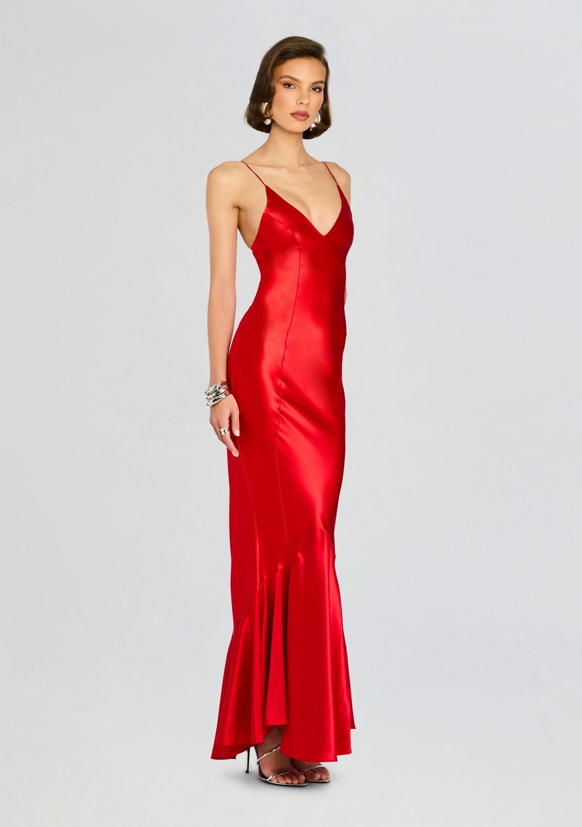 Rosalia Dress by retrofête in Red, product image 3