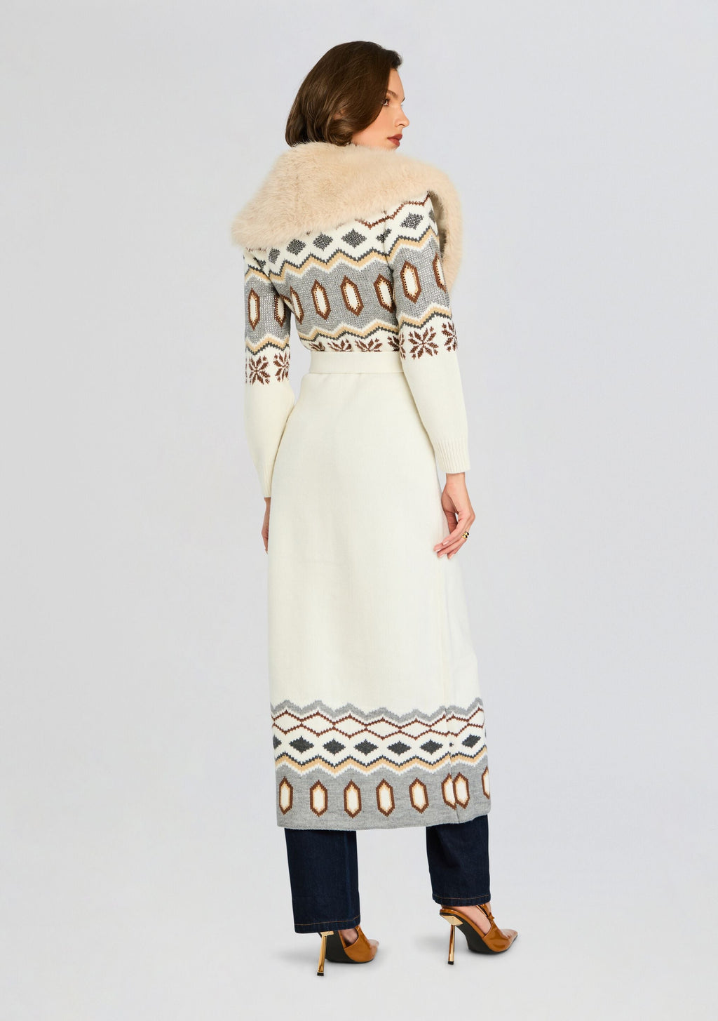 Vail Knit Cardigan by retrofête in Multi, product image 4