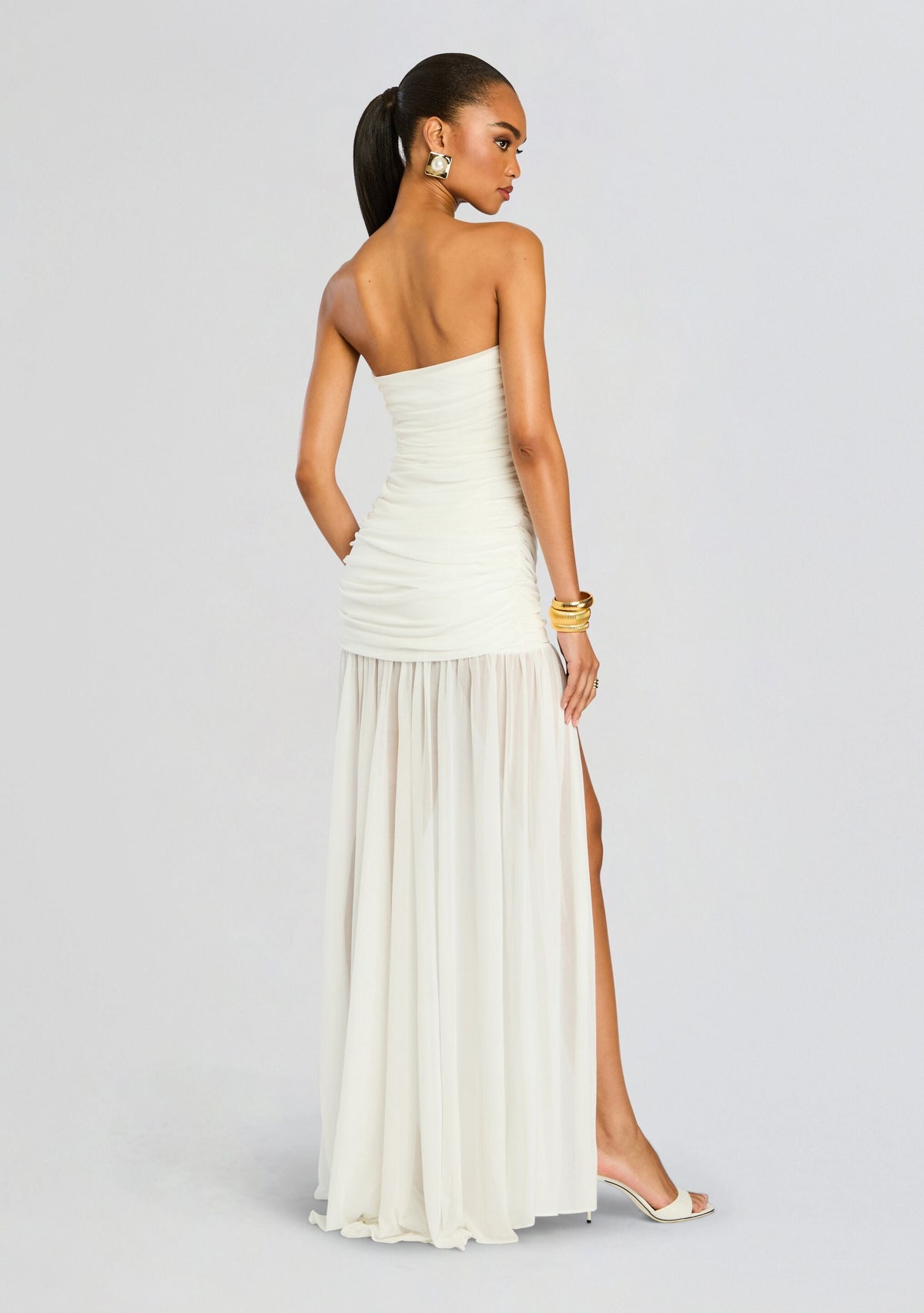 Adele Dress by retrofête in White, product image 4