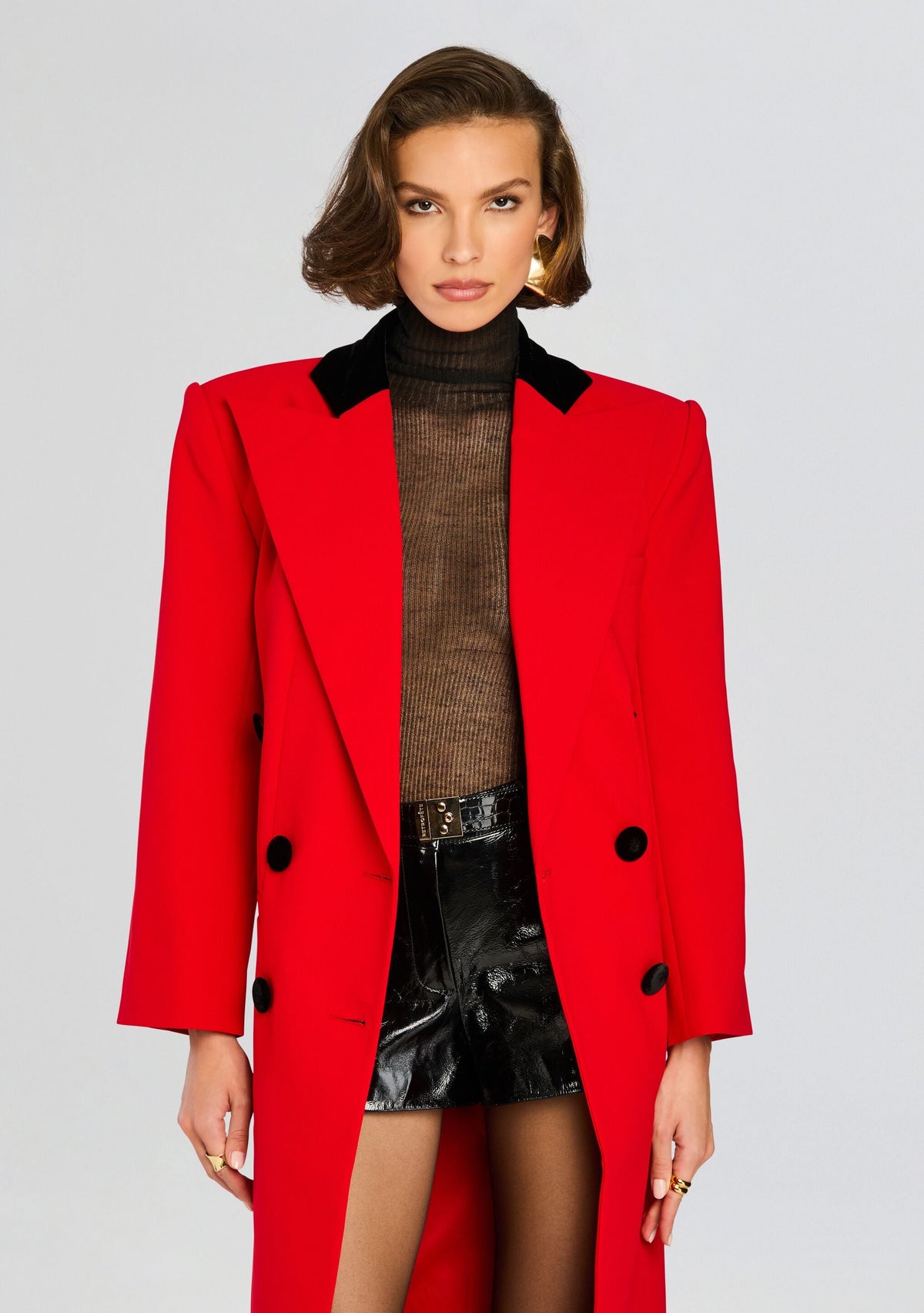 Constance Coat by retrofête in Cardinal, product image 5