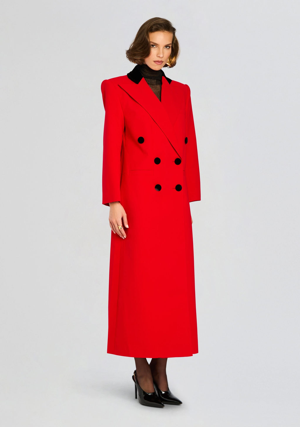 Constance Coat by retrofête in Cardinal, product image 3
