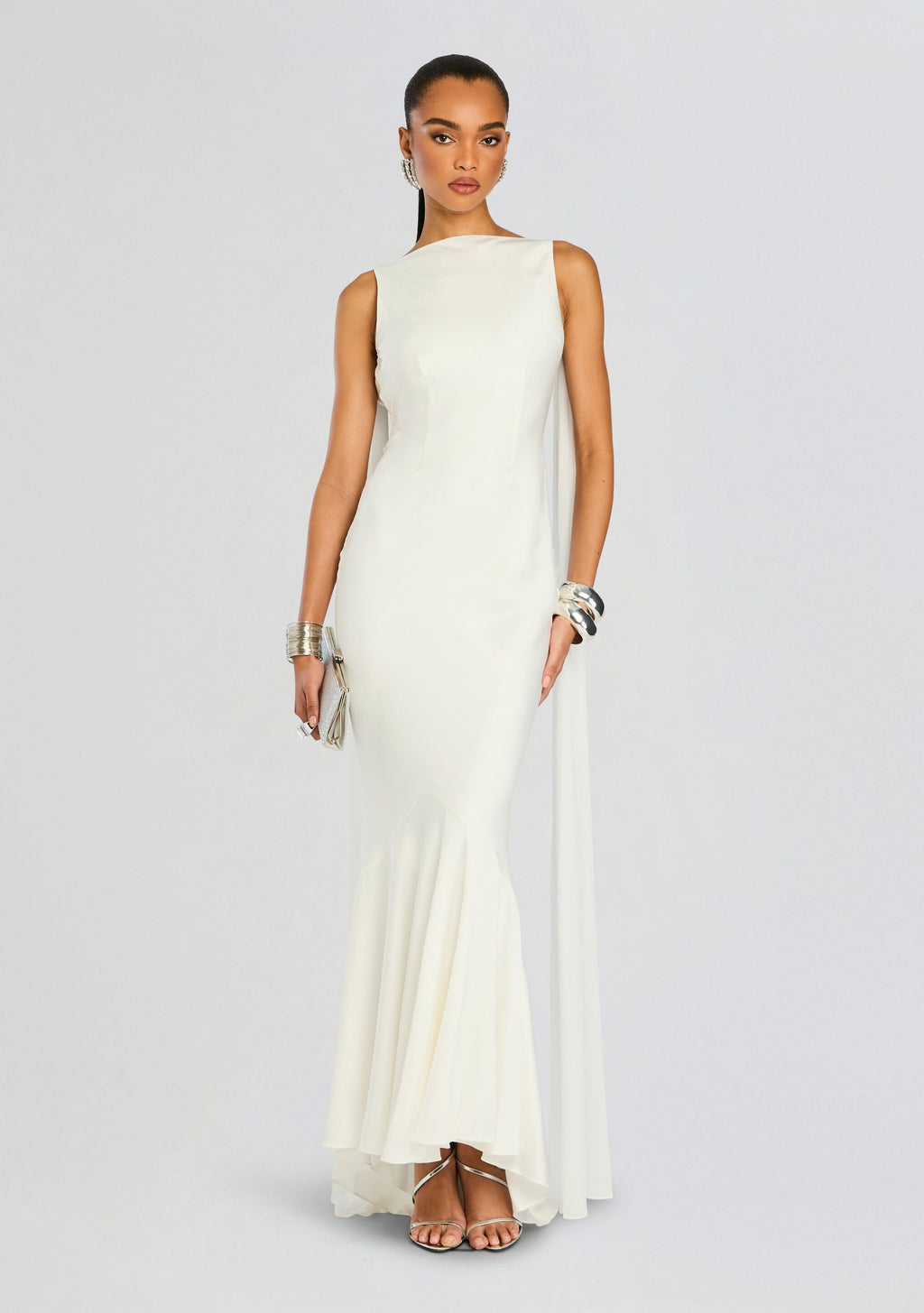 Julia Dress by retrofête in White, product image 2