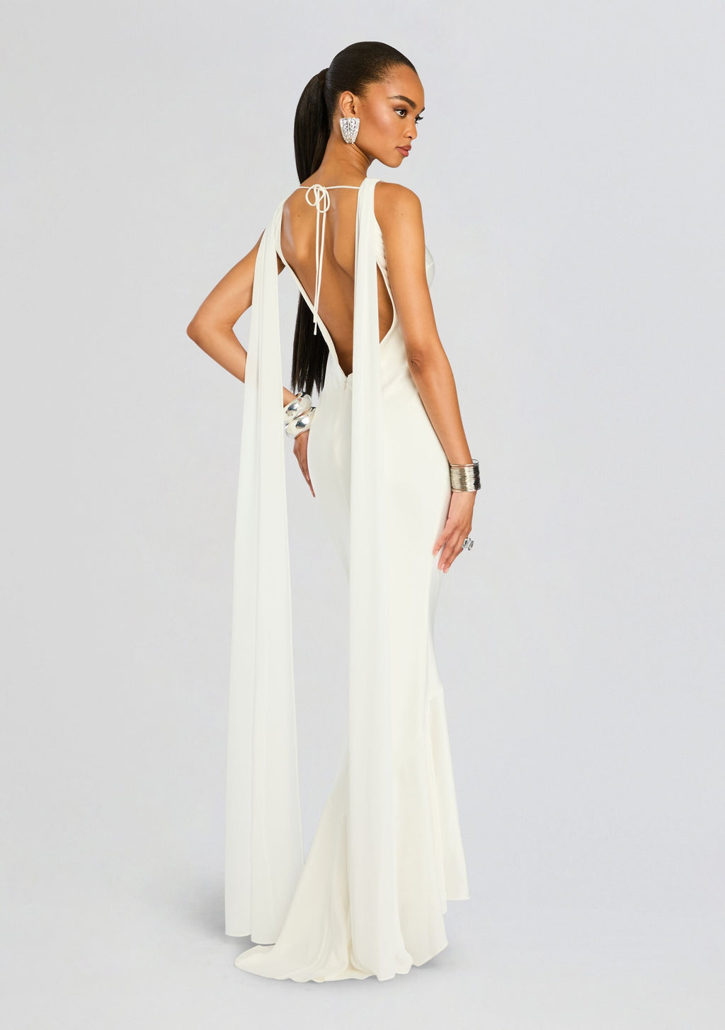 Julia Dress by retrofête in White, product image 1