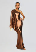Karma Dress by retrofête in Pecan, product image 1