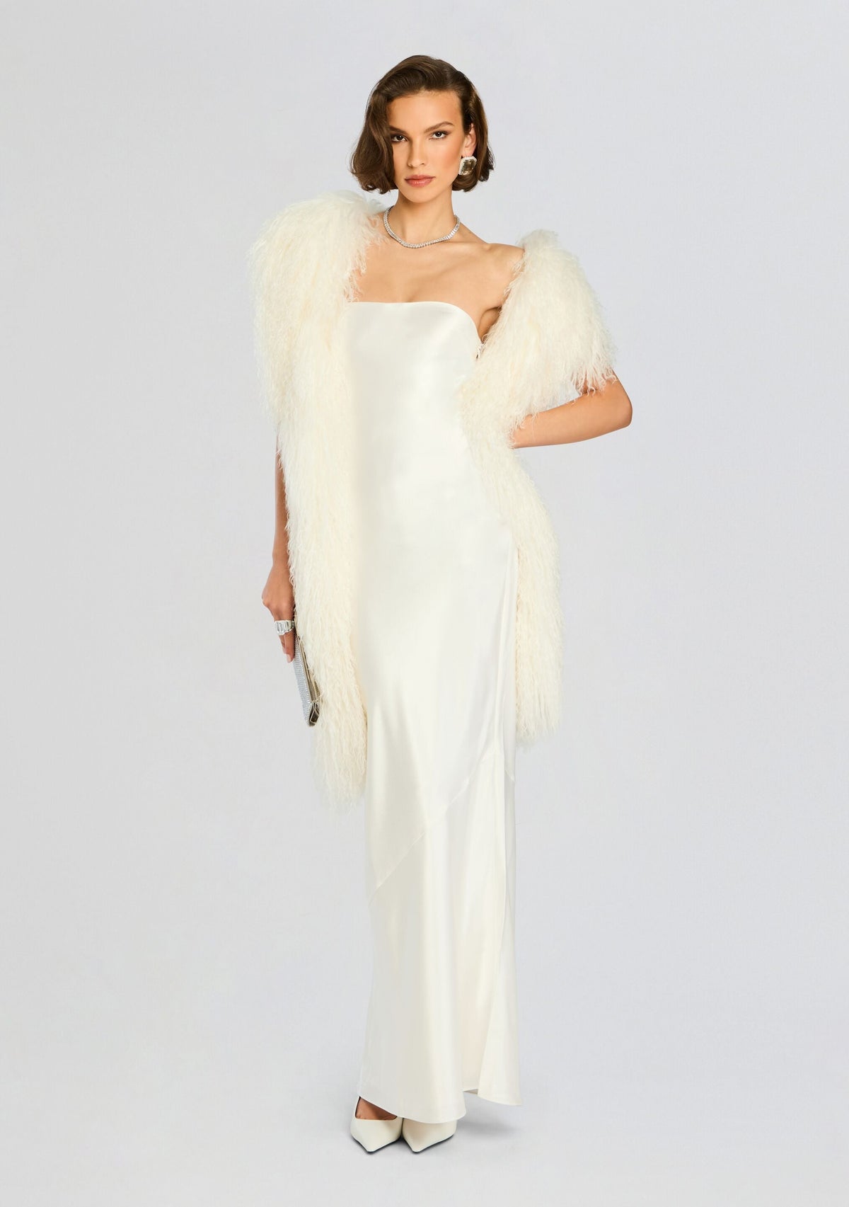 Shante Fur by retrofête in Optic White, product image 3