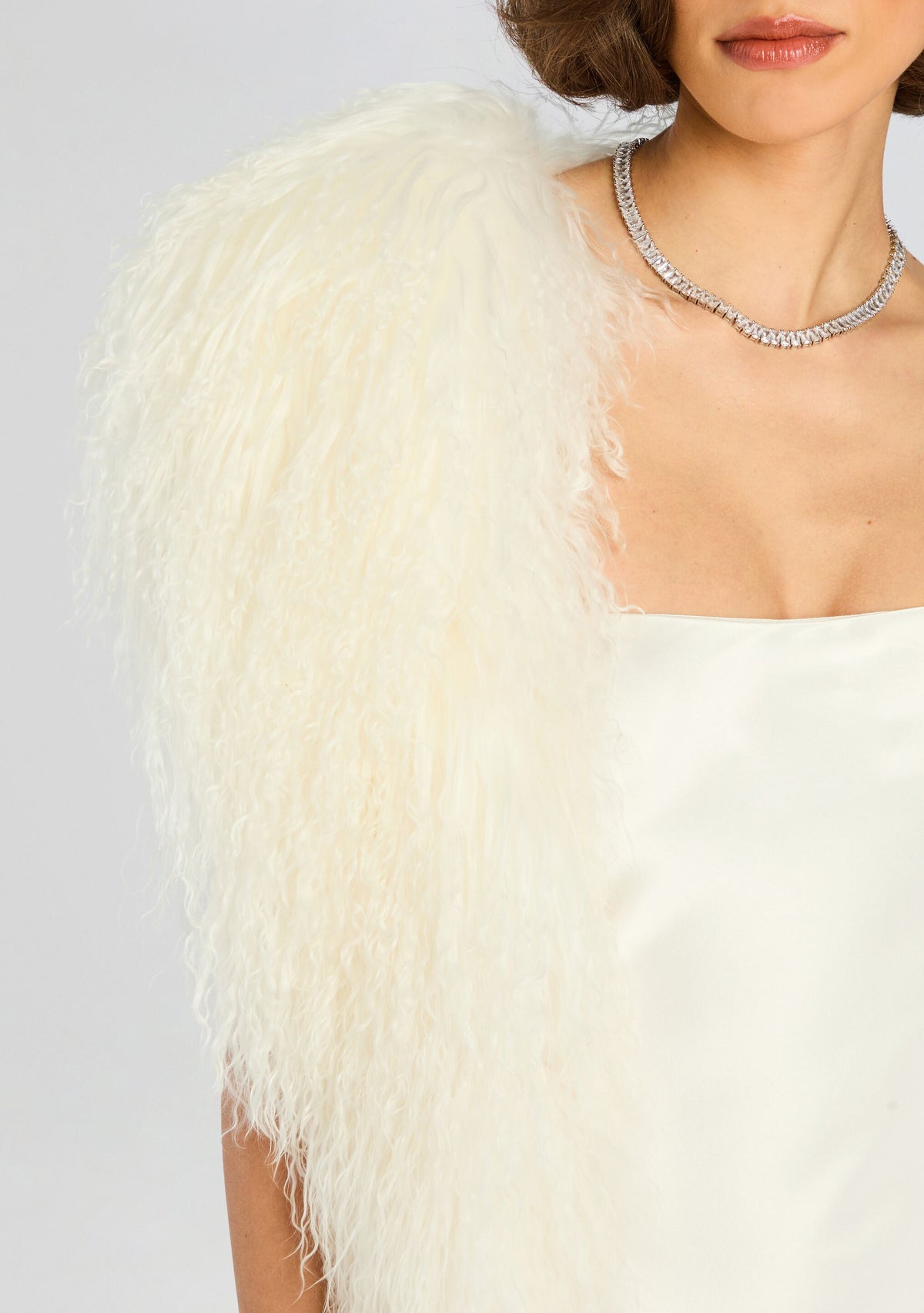Shante Fur by retrofête in Optic White, product image 2