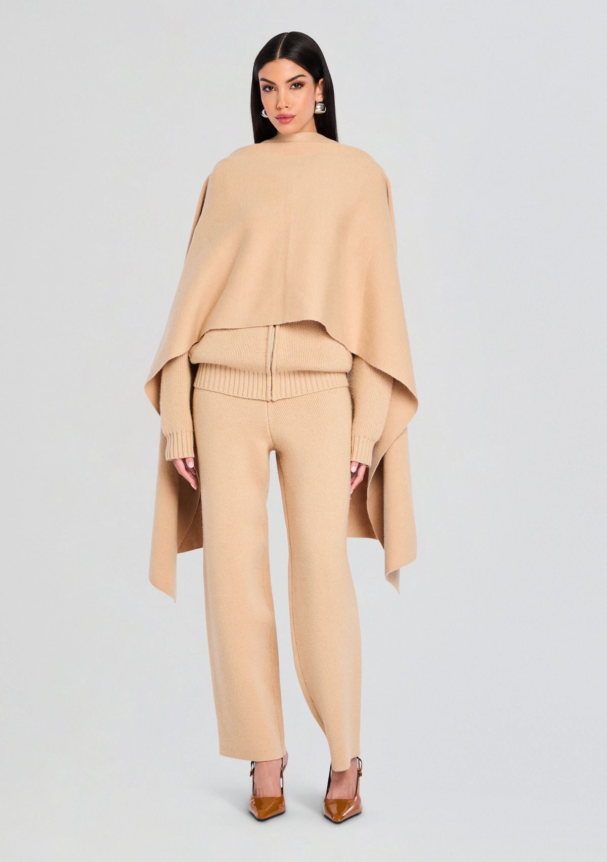 Avalon Jacket by SEROYA in Tan, product image 2