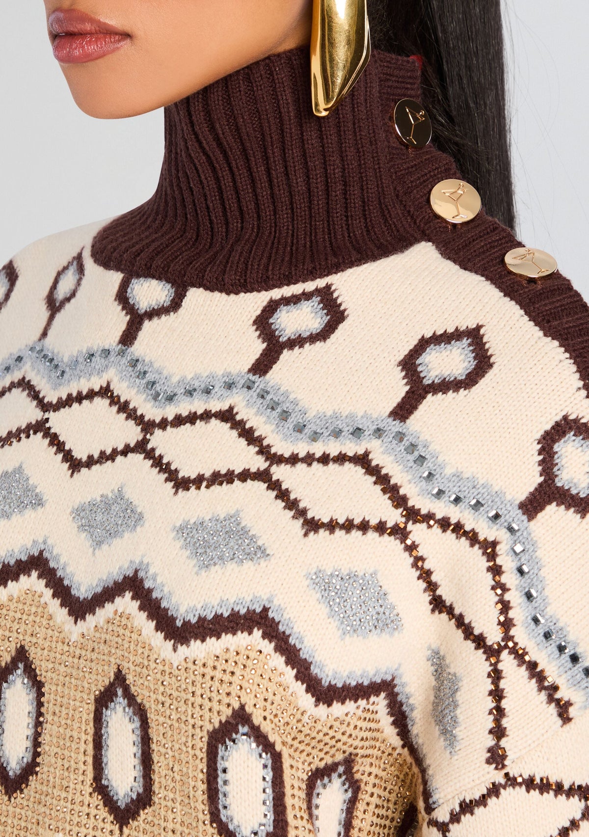 Goldie Knit Dress by retrofête in Multi, product image 3