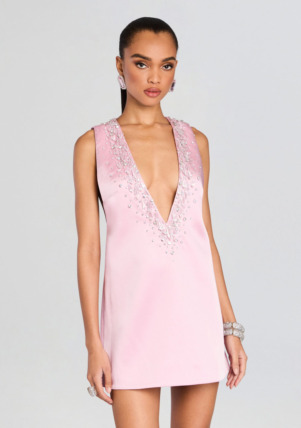 Maisy Embellished Dress by retrofête in Earl Rose, product image 4