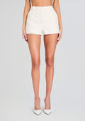Torrence Tweed Short by retrofête in White/Silver, product image 1