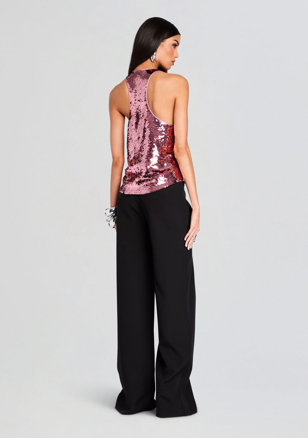 Mandy Sequin Top by retrofête in Earl Rose, product image 5
