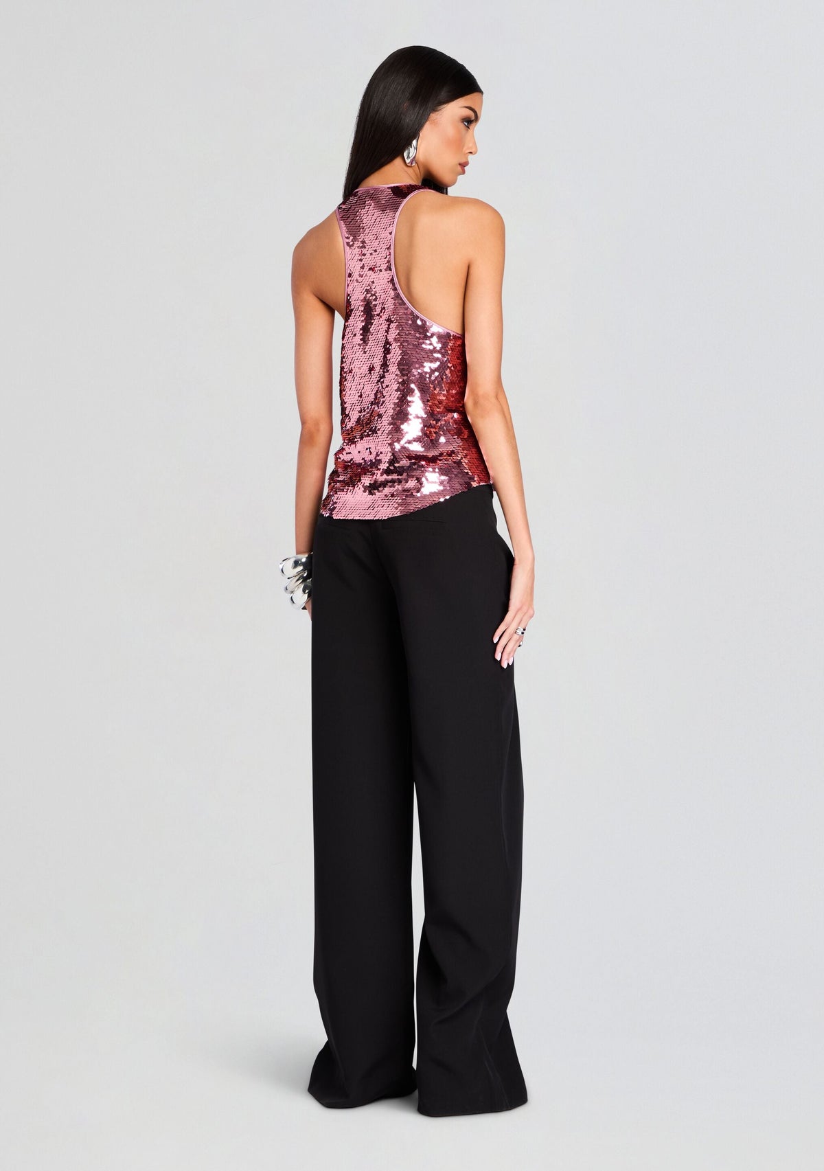 Mandy Sequin Top by retrofête in Earl Rose, product image 5