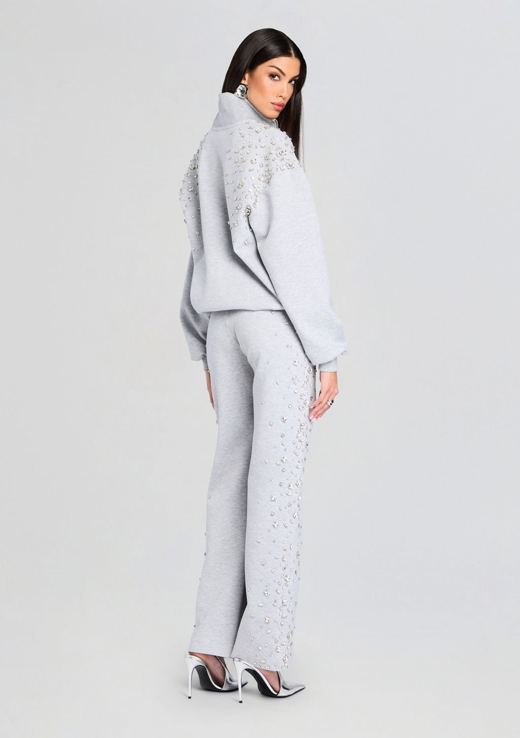 Marissa Sweatshirt by retrofête in Heathered Grey, product image 5