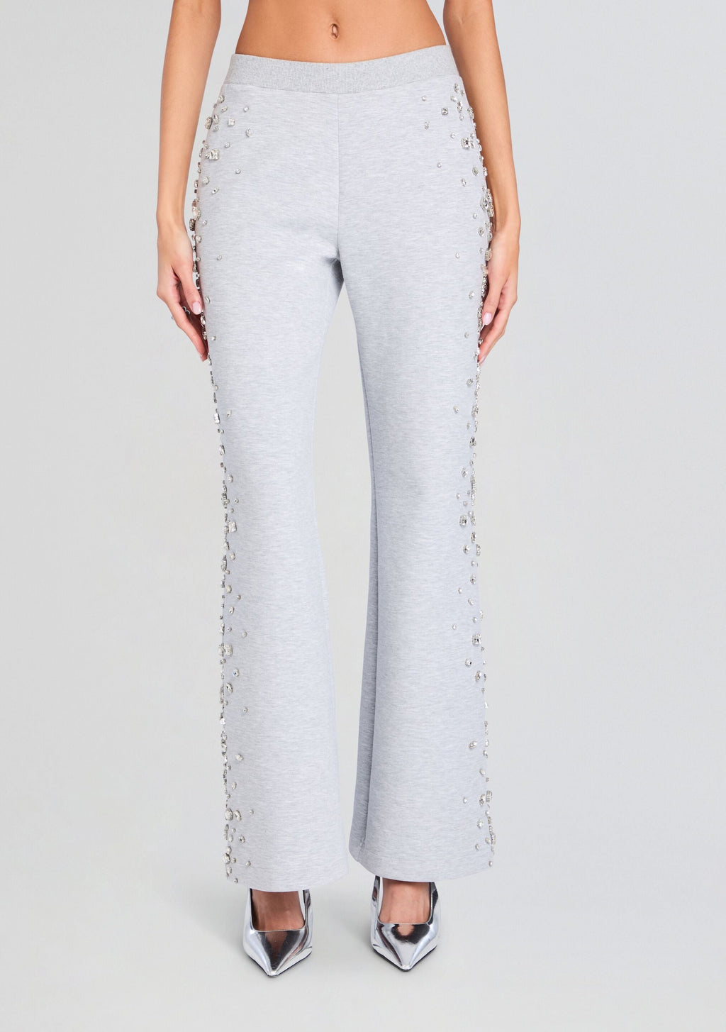 Carsyn Embellished Sweatpant by retrofête in Heathered Grey, product image 1