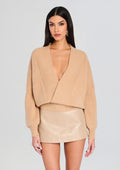 Morana Sweater by SEROYA in Tan, product image 1