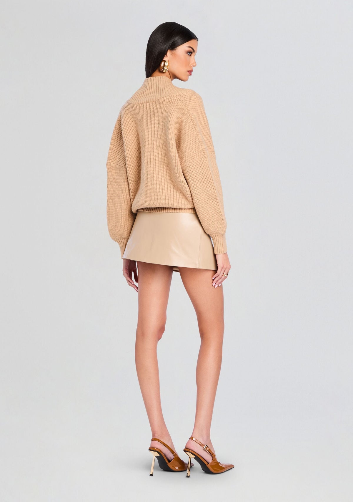 Morana Sweater by SEROYA in Tan, product image 4