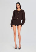 Sable Romper by SEROYA in Ash Brown, product image 1
