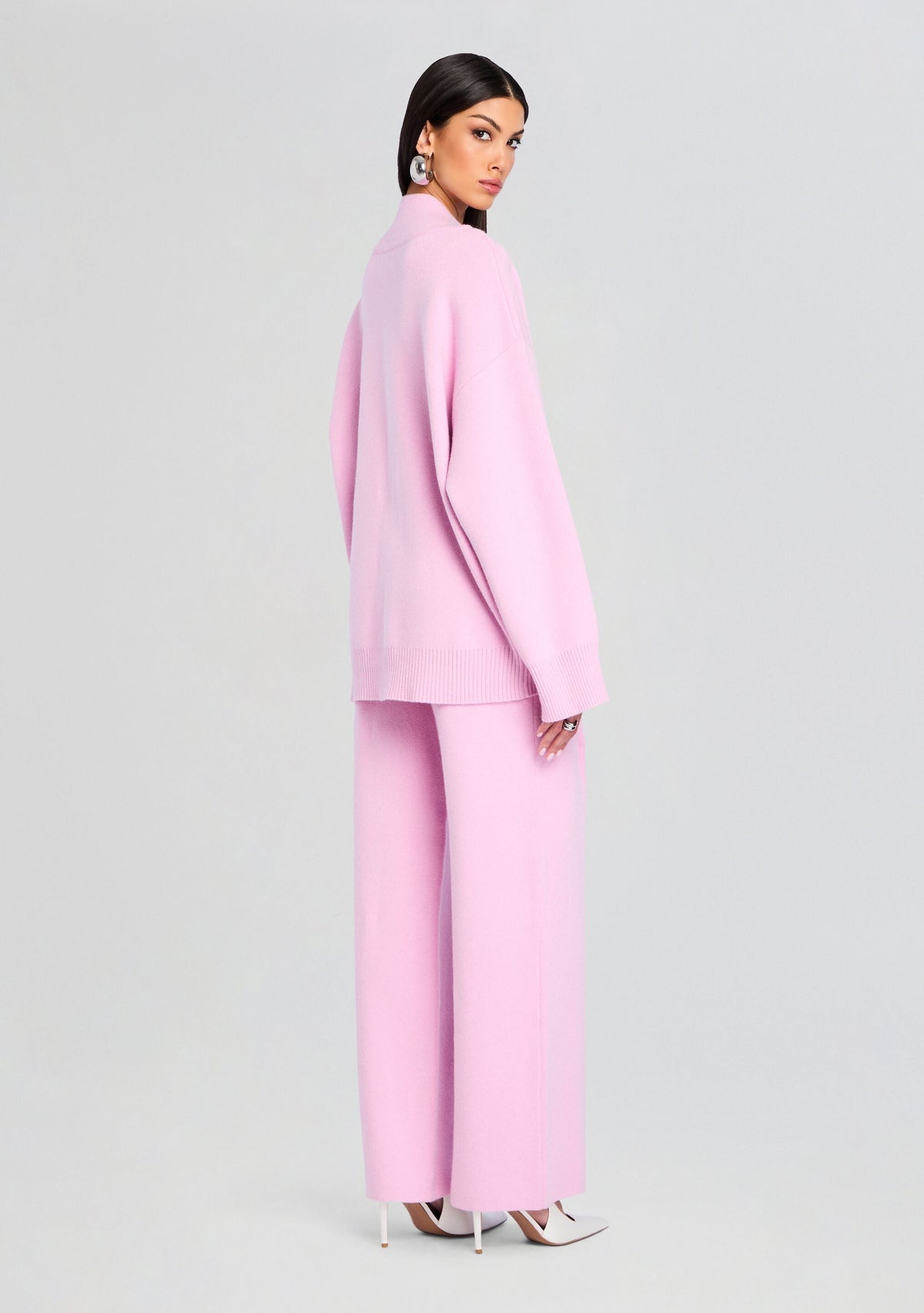 Carley Cardigan by SEROYA in Ballet Pink, product image 4