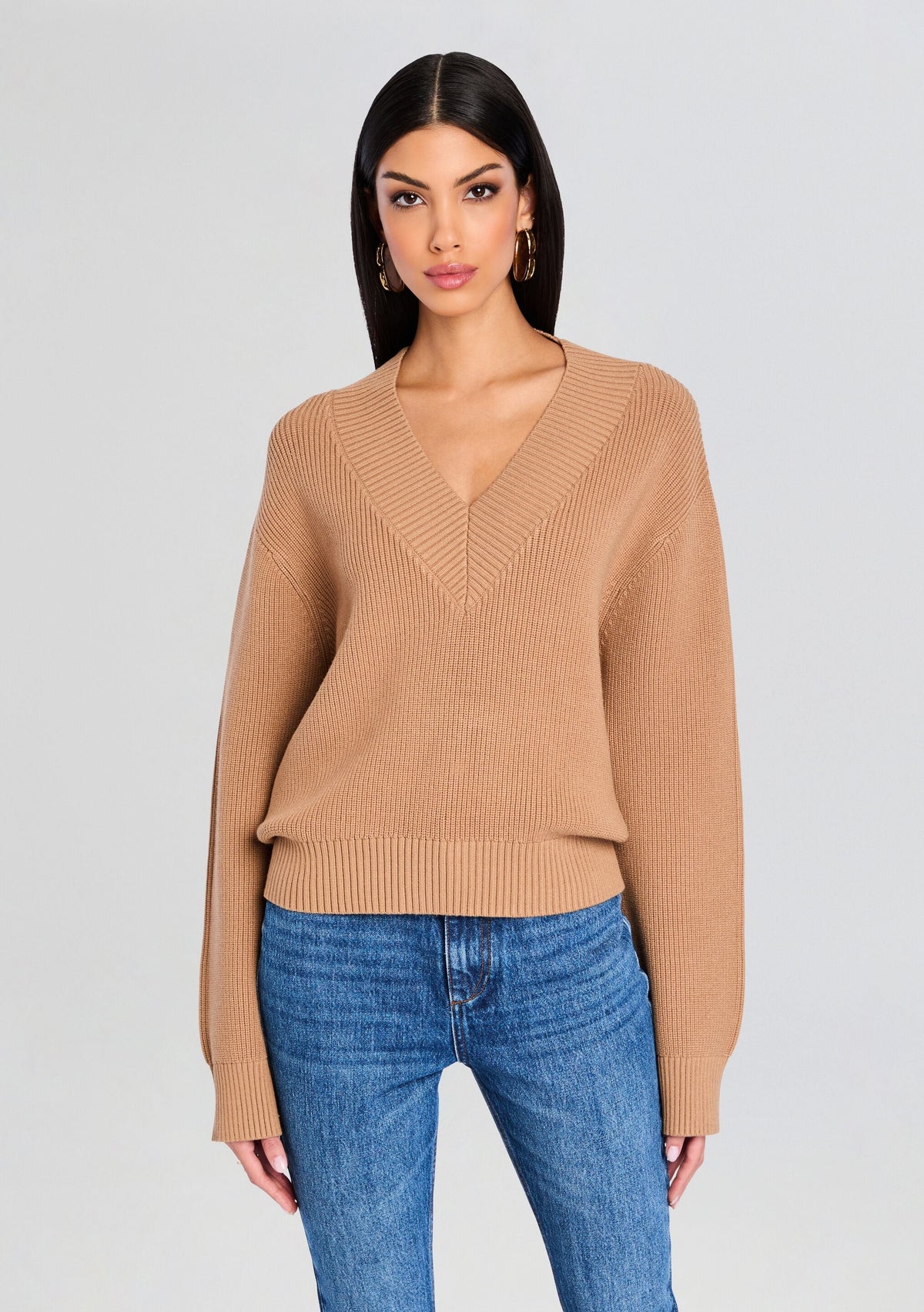 Cider Sweater by SEROYA in Dark Tan, product image 1