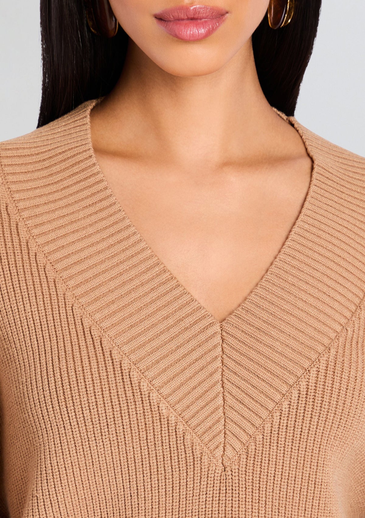 Cider Sweater by SEROYA in Dark Tan, product image 2