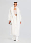 Dasha Faux Fur Jacket by retrofête in White, product image 1