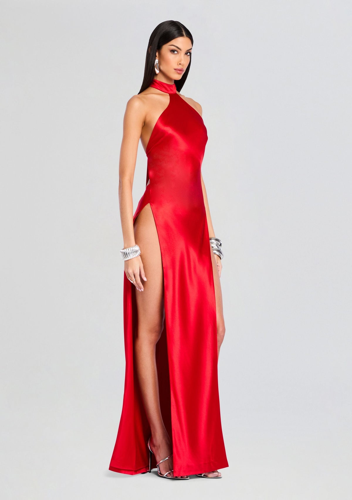 Jagger Dress by retrofête in Red, product image 3