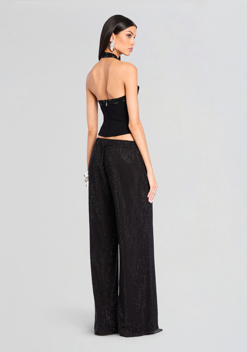 Lettie Embellished Knit Top by retrofête in Black, product image 5