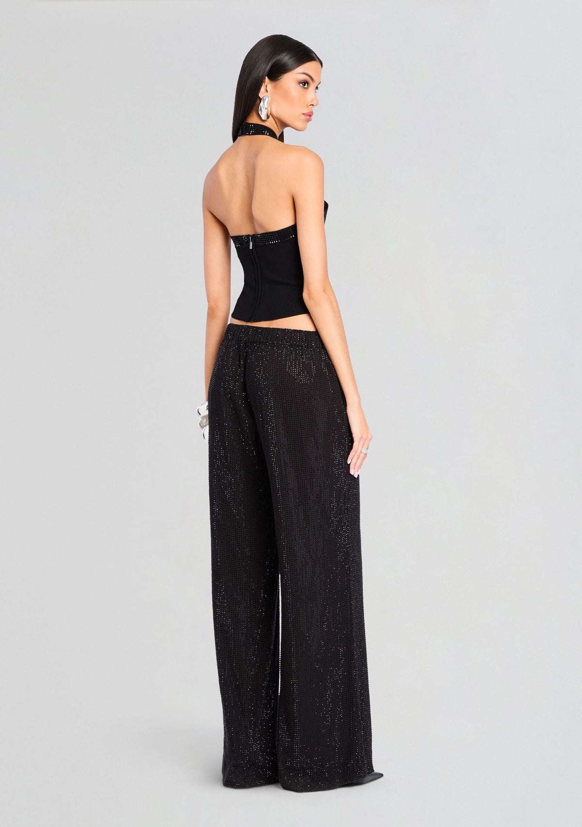 Lettie Embellished Knit Top by retrofête in Black, product image 5