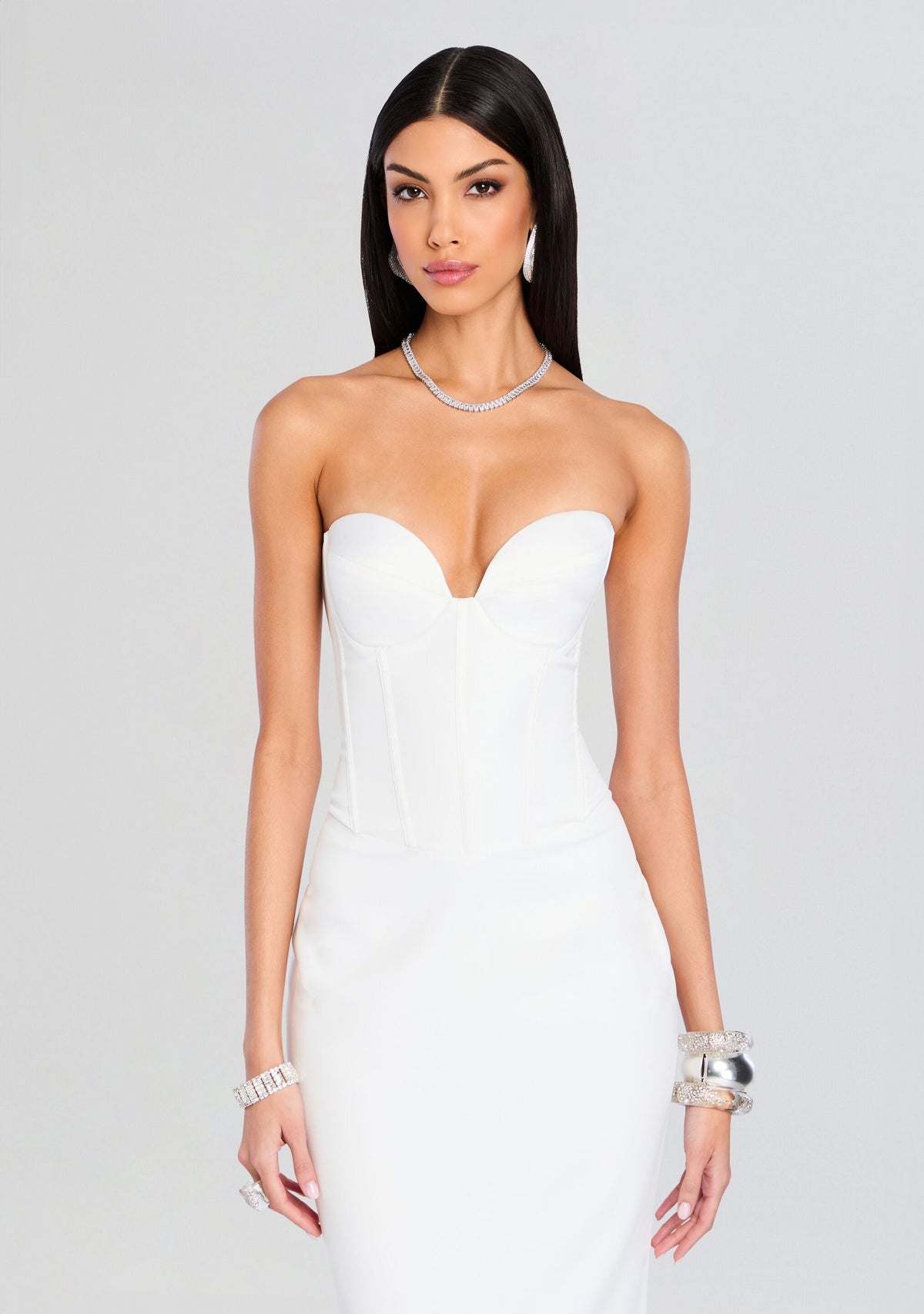 Luna Dress by retrofête in White, product image 5