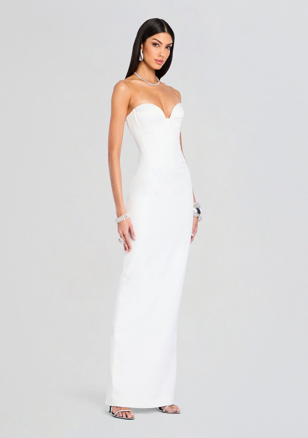 Luna Dress by retrofête in White, product image 3