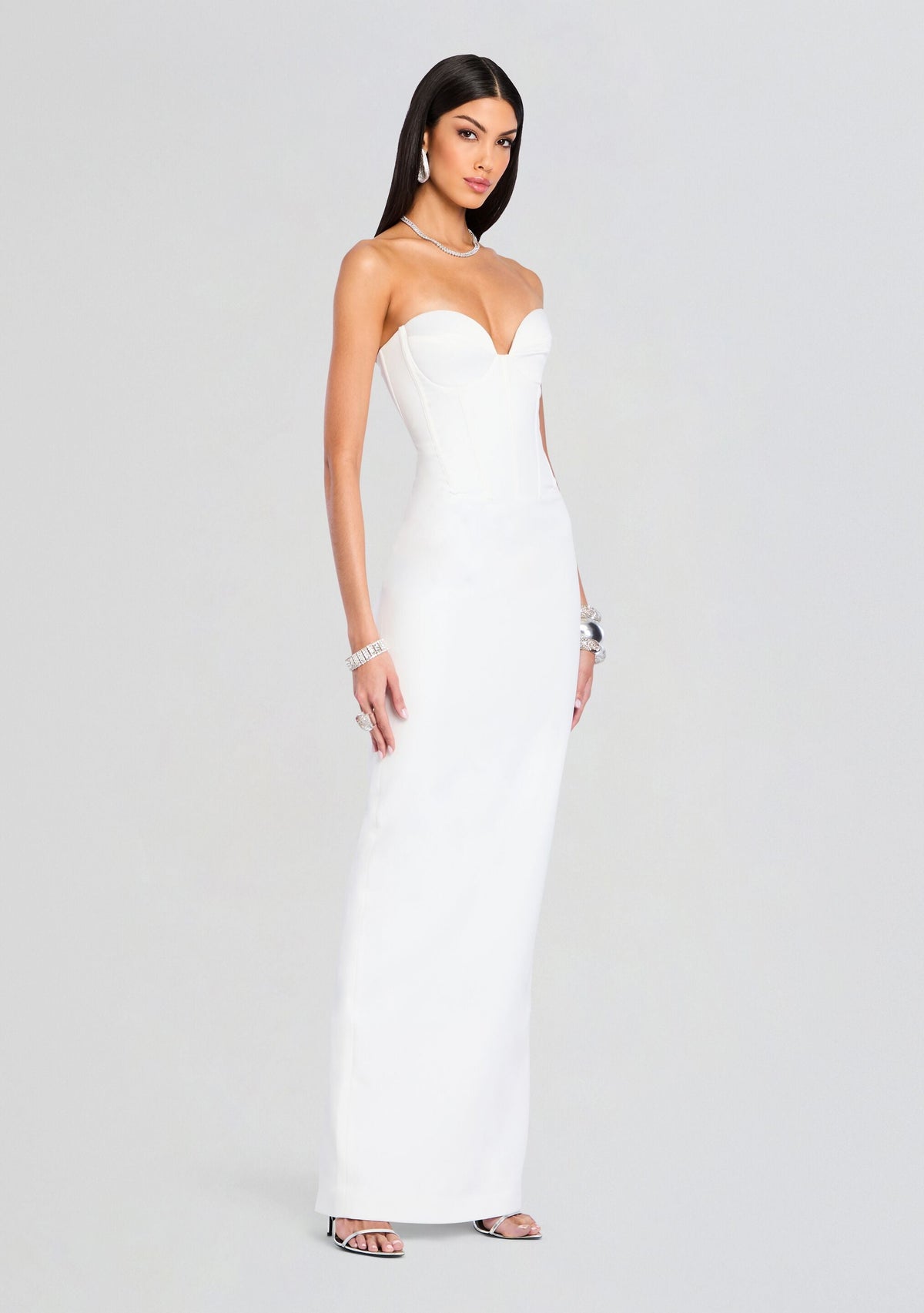 Luna Dress by retrofête in White, product image 3
