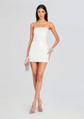 Nolia Sequin Embellished Dress by retrofête in White, product image 1