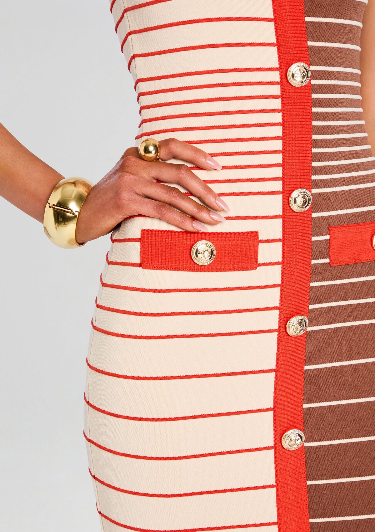 Lyle Bandage Knit Dress by retrofête in Multi, product image 2