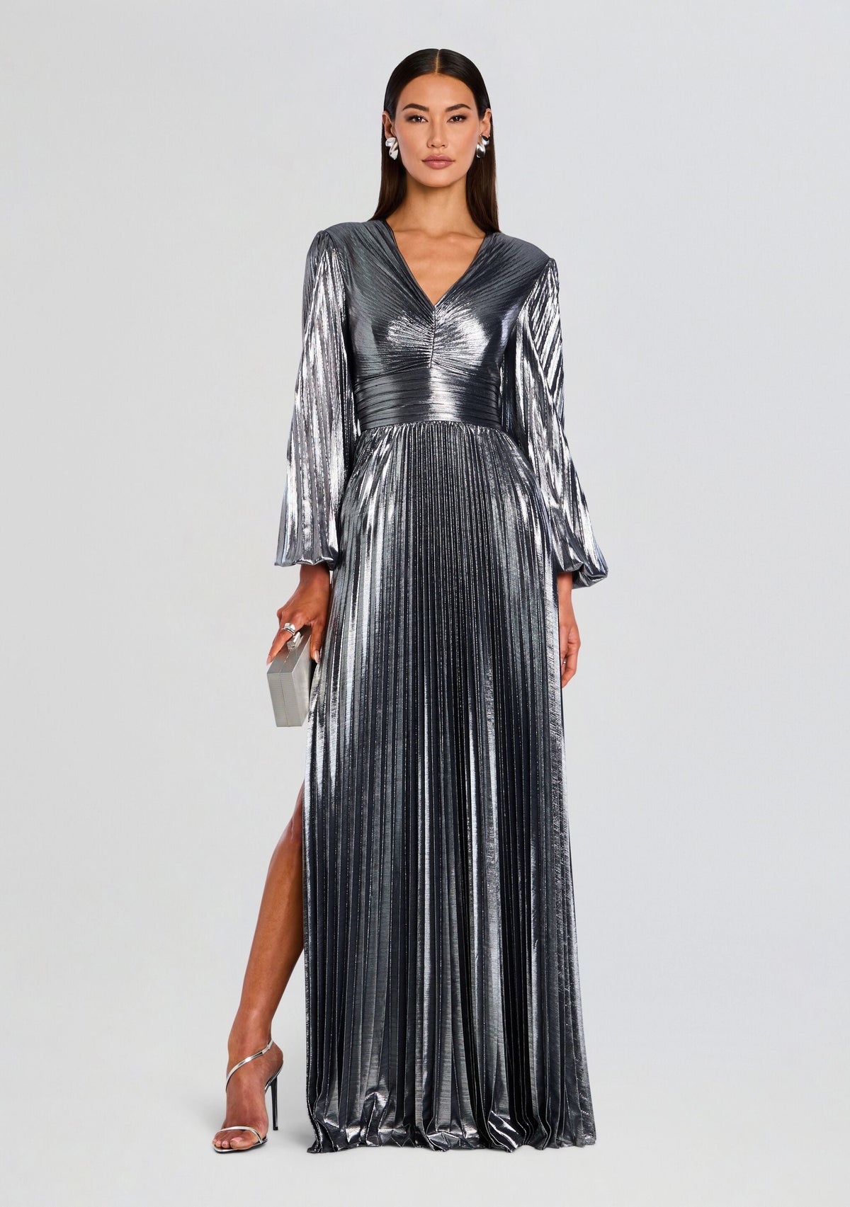 Malia Dress by retrofête in Slate, product image 1
